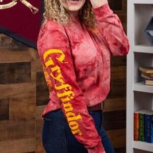 Unisex Gryffindor Tie Dye Long Sleeve T-Shirt From Cakeworthy